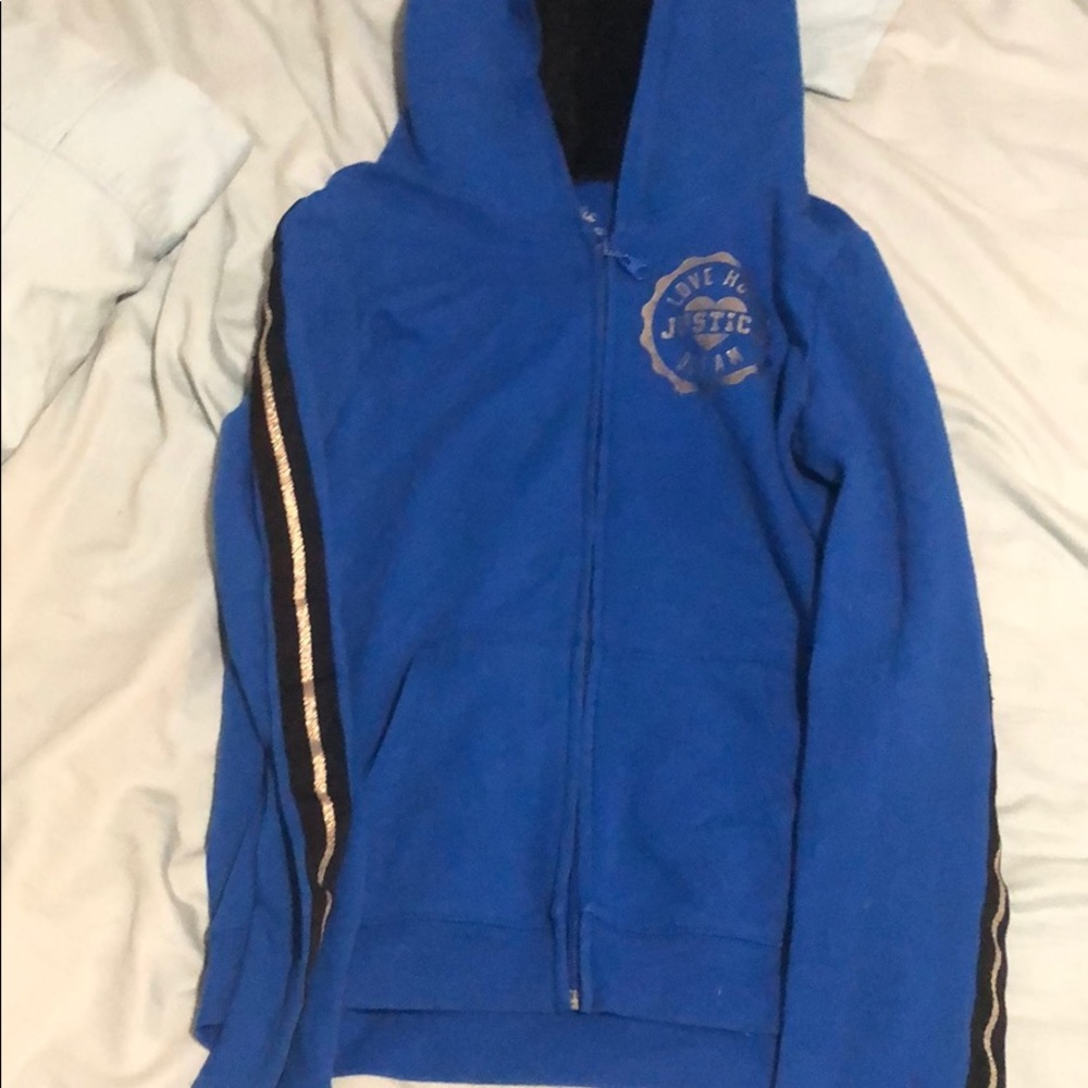 blue jacket